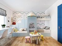 Những mẫu thiết kế phòng ngủ trẻ em đẹp cho các căn hộ chung cư
